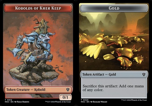 Kobolds of Kher Keep // Gold (token)