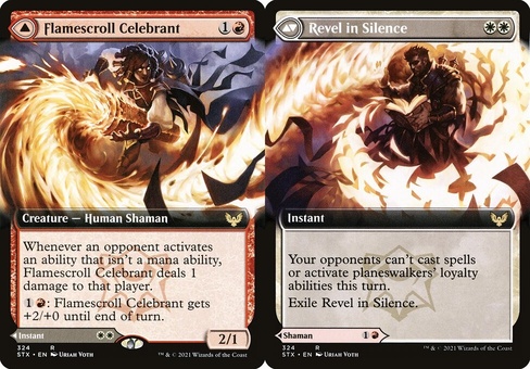 Flamescroll Celebrant // Revel in Silence (extended art)