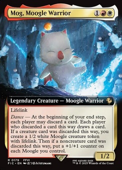 Mog, Moogle Warrior (extended art)
