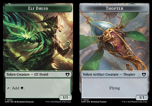 Elf Druid // Thopter (token)