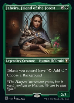 Jaheira, Friend of the Forest (etched foil)