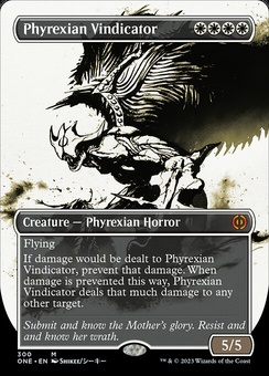 Phyrexian Vindicator (borderless foil)