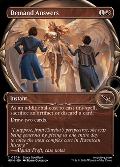 Demand Answers (borderless showcase foil)