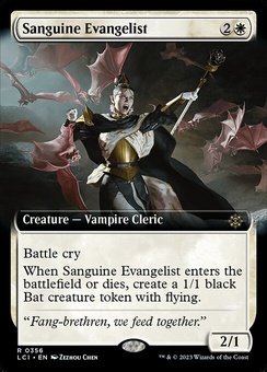 Sanguine Evangelist (extended art foil)