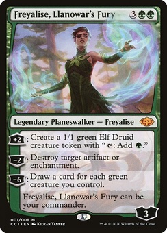 Freyalise, Llanowar's Fury (CC1)