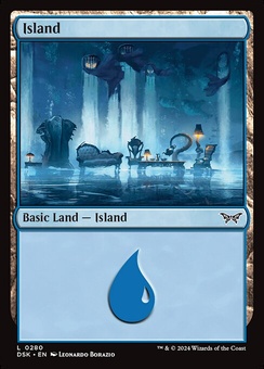Island #280 (foil)
