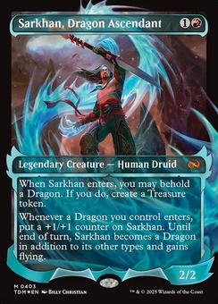 Sarkhan, Dragon Ascendant (borderless showcase)