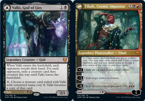 Valki, God of Lies // Tibalt, Cosmic Imposter (foil)