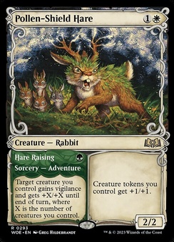 Pollen-Shield Hare // Hare Raising (showcase foil)