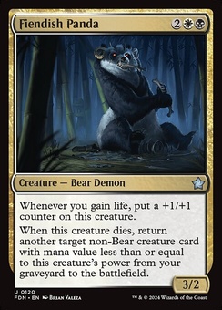 Fiendish Panda (foil)
