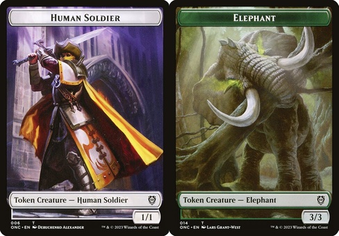 Human Soldier // Elephant (token)