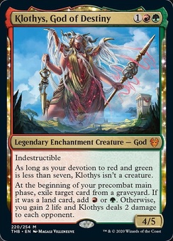Klothys, God of Destiny (prerelease foil)