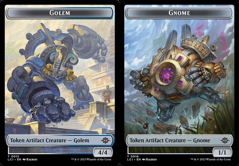 Golem // Gnome (token foil)