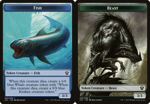 Fish // Beast #10 (token)