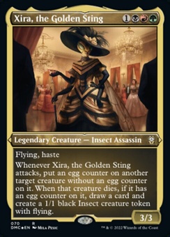 Xira, the Golden Sting (etched foil)