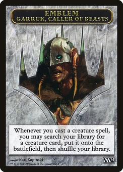Garruk, Caller of Beasts Emblem (token)