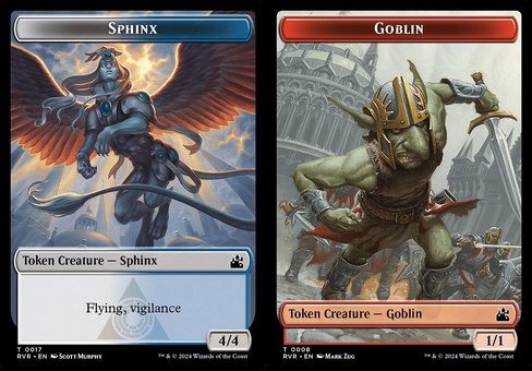 Sphinx // Goblin (token foil)