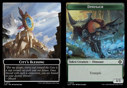 City's Blessing // Dinosaur (token)