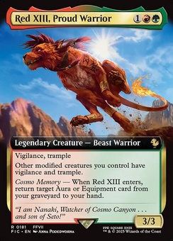 Red XIII, Proud Warrior (extended art)