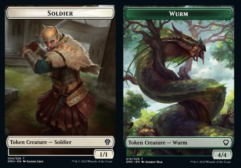 Soldier // Wurm (token - foil)