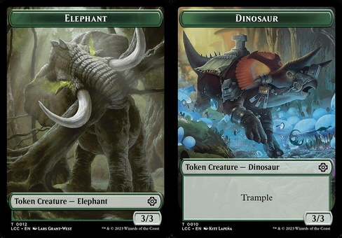 Elephant // Dinosaur (token)
