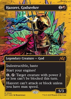 Hazoret, Godseeker (borderless boxtopper)