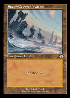 Snow-Covered Wastes (retro foil)