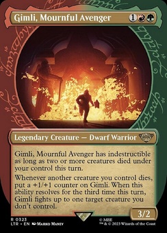 Gimli, Mournful Avenger (showcase foil)