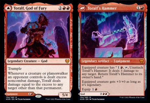 Toralf, God of Fury // Toralf’s Hammer (prerelease promo)