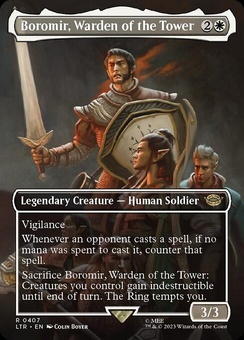 Boromir, Warden of the Tower (borderless scene)
