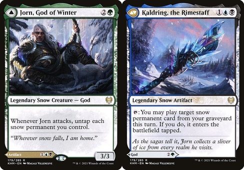 Jorn, God of Winter // Kaldring, the Rimestaff