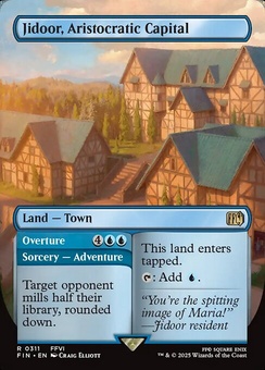 Jidoor, Aristocratic Capital // Overture (borderless foil)