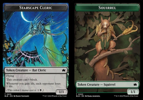Starscape Cleric // Squirrel (token foil)