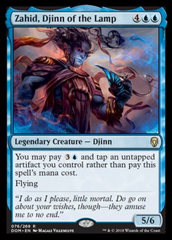 Zahid, Djinn of the Lamp (Draft Weekend promo)