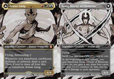 Avatar Aang // Aang, Master of Elements (#308 borderless)