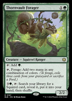 Thornvault Forager (prerelease foil)