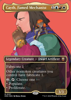 Cayth, Famed Mechanist (borderless foil)