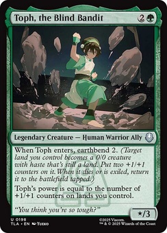 Toph, the Blind Bandit (foil)