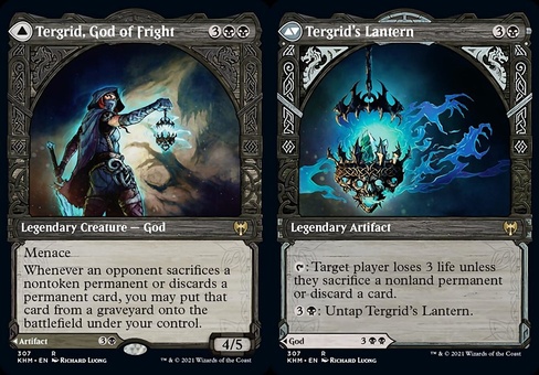 Tergrid, God of Fright // Tergrid's Lantern (showcase)