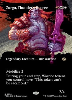 Zurgo, Thunder's Decree (borderless showcase)