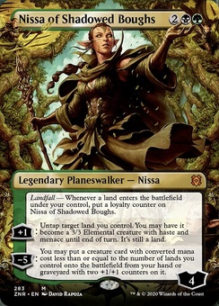 Nissa of Shadowed Boughs (borderless)