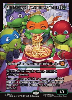 Michelangelo, Weirdness to 11 (fullart)