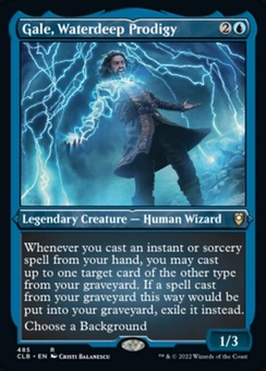 Gale, Waterdeep Prodigy (etched foil)