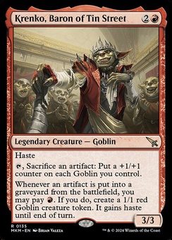 Krenko, Baron of Tin Street (foil)