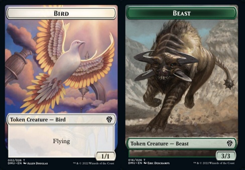 Bird // Beast (token - foil)