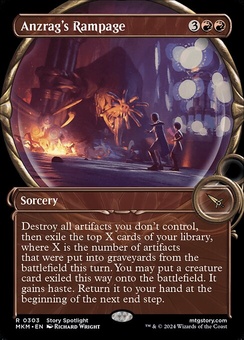 Anzrag's Rampage (showcase foil)