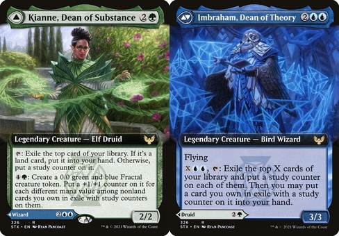 Kianne, Dean of Substance // Imbraham, Dean of Theory (extended art)