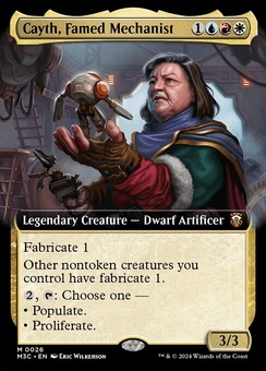 Cayth, Famed Mechanist (extended art)