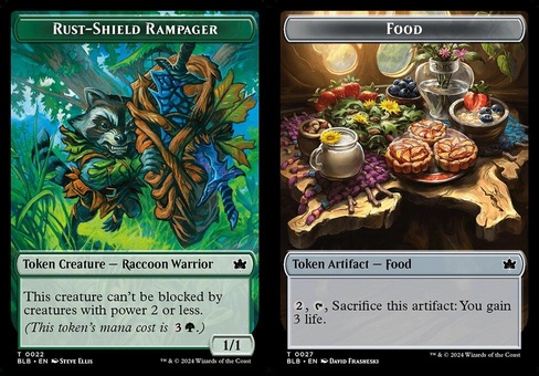 Rust-Shield Rampager // Food (token foil)