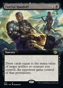 Fateful Handoff (extended art foil)